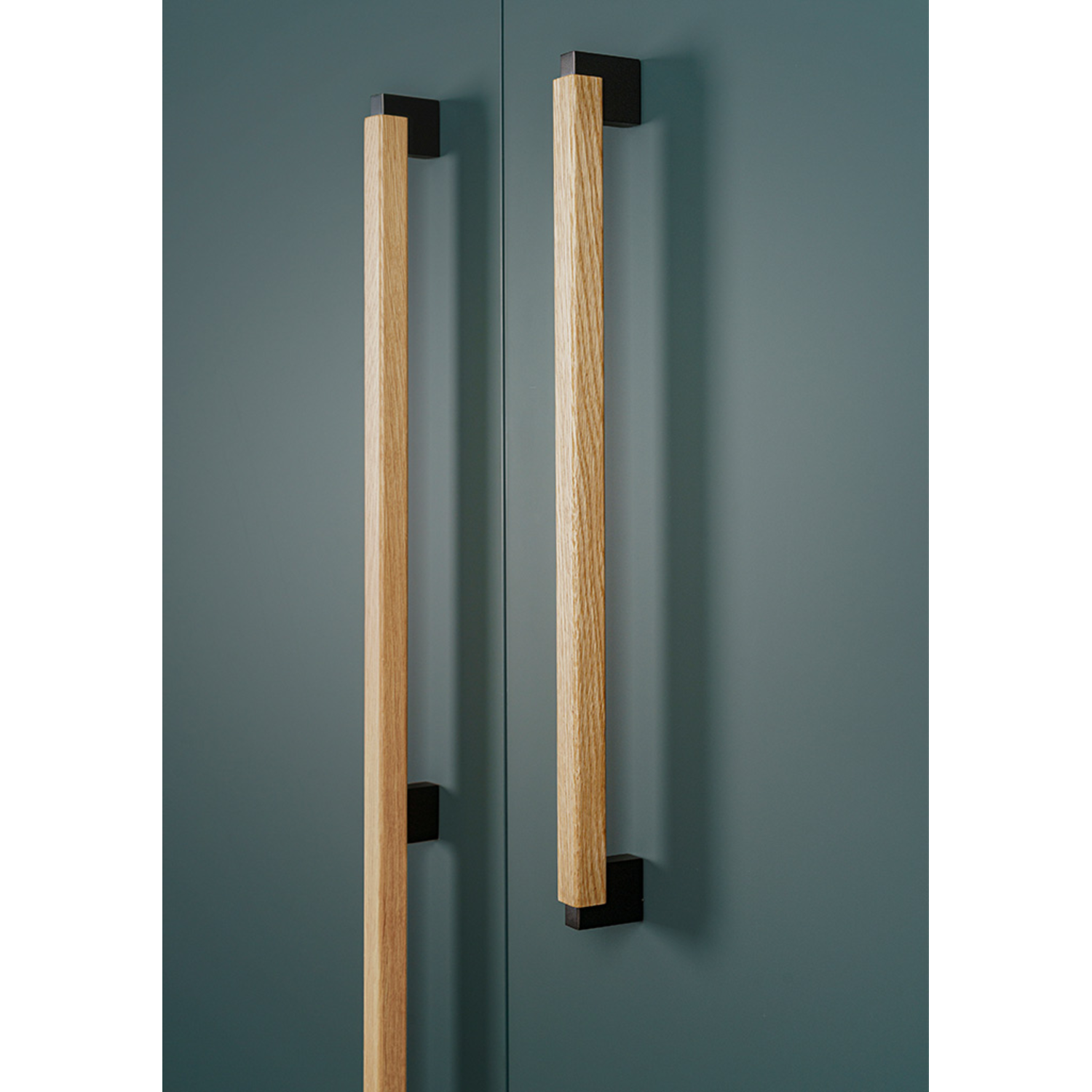 Poignée DUO BIG BA480-960 L1016 bois / aluminium noir / noir bois